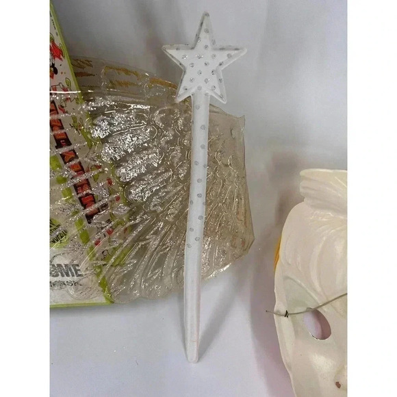 Vintage Ben Cooper Halloween (2) Costumes Wand Wings Mask Tinkerbell Walt Disney - Picture 10 of 16